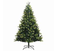 Albero di Natale Artificiale Incernierato con Base 210 cm