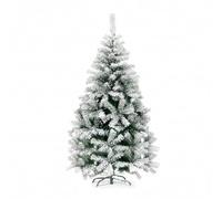 Albero di Natale Artificiale Innevato di 210 cm con 1078 Rami. Perfetto per Interni, Pronto per Essere Decorato con Luci e Ornamenti Natalizi con Base in Metallo e Innesto Facile Ø 110 cm