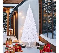 Albero di Natale Artificiale L 240 cm Bianco