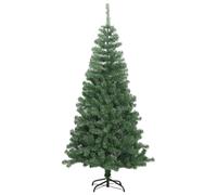 vidaXL Albero di Natale Artificiale 240cm con Supporto Acciaio Abete Natalizio