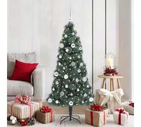 Albero di Natale artificiale pre-illuminato con set di palline