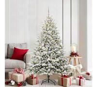 Albero di Natale Artificiale Pre-illuminato con Set di Palline