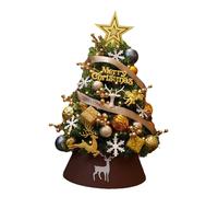 Albero di Natale Artificiale Preilluminato Alberello Mini Da Tavolo Decorazione