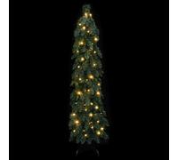 Albero di Natale Artificiale Preilluminato con 60 LED 120 cm