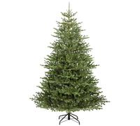 Albero di Natale Artificiale Realistico 180 cm 836 Rami Montaggio a Ombrello Verde