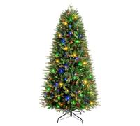 Albero di Natale artificiale SHareconn da 6 piedi, aspetto realistico di abete - Decorazione natalizia perfetta per interni, ideale per l'atmosfera natalizia, 6 piedi