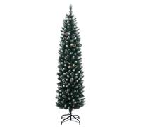Albero di Natale Artificiale Sottile 300 LED 240 cm
