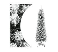 ALBERO DI NATALE ARTIFICIALE VIDAXL 150 cm con neve, Bianco, Verde