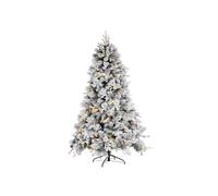 Albero di Natale Arves Innevato Con Luci integrate Altezza 210 cm con 1936 rami
