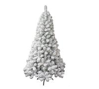 Albero di Natale Bianco Innevato pan di zucchero alto 210 ricco di 655 punte PV