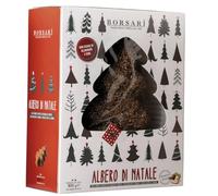 Albero di Natale Borsari Base Pandorata Crema Gianduia Ricoperto Nocciole 800 g