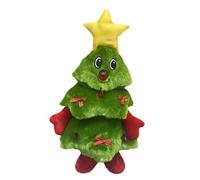 Albero di Natale canto e - Giocattolo di Natale in peluche, decorazione musicale multiuso per caminetti, tavoli d'ingresso e tavolini | Divertente decorazione per le vacanze con mu