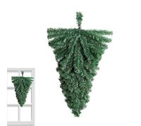 Albero di Natale Capovolto - Decorazioni da Appendere alla Porta 18x10 Pollici, Decorazioni Artificiali Riutilizzabili per Tende da Porta, Ornamento Natalizio in PVC Resistente Sbiadimento, Decor
