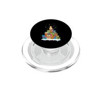 Albero di Natale carino e divertente per amanti dei gatti PopSockets PopGrip per MagSafe
