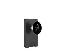 Albero di Natale carino e divertente per amanti dei gatti PopSockets PopWallet per MagSafe