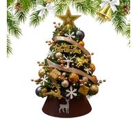 Albero Di Natale - Centrotavola Decorativo Con Ornamenti,Albero Di Natale Artificiale Di Piccole Dimensioni - Per L Ufficio La Scrivania La Casa La Stanza Le Vacanze La Famiglia E I Clienti Festivi