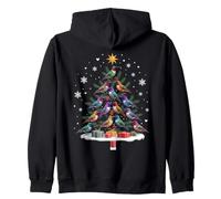 Albero di Natale Colibrì Bird Watcher Vacanze Felpa con Cappuccio