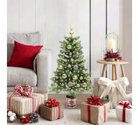 Albero di Natale con 150 LED con supporto Verde 90 cm PE
