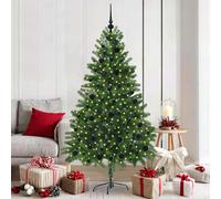 Albero di Natale con 300 LED con supporto Verde 180 cm PE
