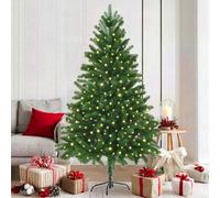 Albero di Natale con 300 LED con supporto Verde 180 cm PE