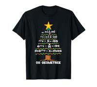 Albero di Natale con Geometria Matematica Divertente Maglietta