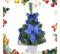 Albero di Natale con Luci | 40 Centimetri Decorazione Stagionale | Albero Di Natale Artificiale Da Tavolo,per la Casa e gli Interni, Inverno, Sala, Festa, e Tavolo come Centrotavola
