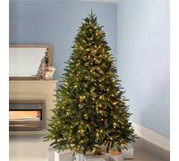 Albero di Natale crittografato in PE + PVC da 120-300 cm con luce a LED per decorazioni domestiche e natalizie Decorazioni natalizie o decorazioni di Capodanno