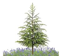 Albero di Natale da 62 cm, piante artificiali, decorazione natalizia per | Albero di Natale artificiale e arbusti di conifere per interni ed esterni, giardino, cortile, terrazza, sentiero, prato