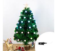 Albero di Natale da tavolo 60cm Palline Led RGB Wisdom