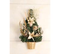 Albero di Natale da tavolo, abete di Douglas artificiale, miniatura decorativa, centrotavola natalizio, decorazioni per la casa e l'ufficio.