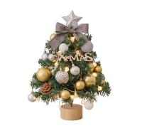 Albero di Natale da tavolo, albero di Natale decorativo artificiale, albero di Natale illuminato per il tavolo, con luci LED che cambiano colore, come decorazione per feste per la scrivania a casa