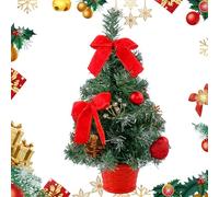 Albero di Natale da Tavolo con Luci - 40 Cm Decorazione Per Le Feste,Albero Di Natale Artificiale - per la Casa e gli Interni, Inverno, Sala, Festa, e Tavolo come Centrotavola