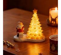 Albero di Natale da tavolo, piccolo con illuminazione, albero di Natale artificiale a LED, illuminazione di Natale, per interni, mini albero di Natale illuminato, per decorazioni natalizie, interni