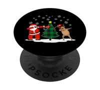 Albero di Natale Dabbing Santa Divertente Renna Dabbing Famiglia PopSockets PopGrip Adesivo