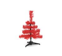 ALBERO DI NATALE DAM DMAJ0151C50 - Rosso, PVC, rami regolabili, 15x30x15 cm
