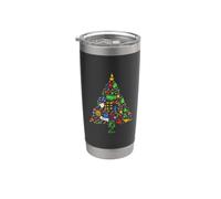 Albero di Natale del teatro musicale Bicchiere termico in acciaio inox doppia parete