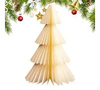 Albero Di Natale Di Carta | Decorazione Geometrica Elegante,Ornamento Da Tavolo Albero Delle Feste Pieghevole 3D - Per Tavolo Scrivania Casa Ufficio Festa Caminetto Zona Pranzo Ingresso