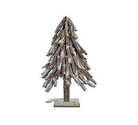 Albero Di Natale Dkd Home Decor Tronchi Betulla Led Nevoso (50 X 50 X 100 Cm)