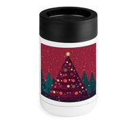 Albero di Natale e pois può raffreddare 340,2 g isolato in acciaio inox raffreddamento può coprire in acciaio inox supporto per bevande regali per uomini donne compleanno Natale
