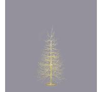 Albero di Natale Faggio Rich con 1440 Microled Oro H150cm
