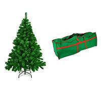 Albero Di Natale Finto 210 CM In Verde Con Copertura Per Albero Di Natale