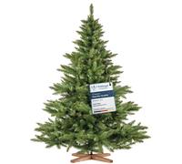 Albero Di Natale Finto NORDMANN Con Supporto In Legno Per Albero Di Natale