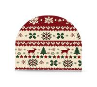 Albero di Natale Fiocco di Neve Modello Renna Portatovaglioli per Tavolo Cucina Decorazione Acrilico Portatovaglioli di Carta per Sala da Pranzo Tessuti Interni Est