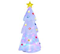 Albero di Natale Gonfiabile H245 cm con Luci LED Bianco