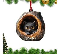 Albero di Natale Gufo - Decorazione natalizia con motivo animale, decorazione natalizia per gli amanti degli animali domestici, decorazione natalizia di gufi per albero di Natale boschi, regalo di
