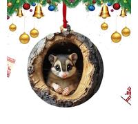 Albero di Natale Gufo - Decorazione natalizia con motivo animale, decorazione natalizia per gli amanti degli animali domestici, decorazione natalizia di gufi per albero di Natale boschi, regalo di
