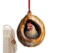 Albero di Natale Gufo - Decorazione natalizia con motivo animale, decorazione natalizia per gli amanti degli animali domestici, decorazione natalizia di gufi per albero di Natale boschi, regalo di
