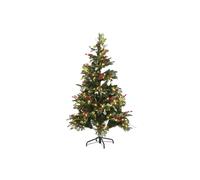 Albero di Natale Home ESPRIT Rosso Verde PVC Metallo 95 x 95 x 150 cm