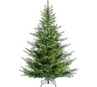Albero Di Natale In Abete Decorato Artificialmente, Albero Di Natale Verde Da Esterno, Pieghevole,Adatto For Uso Interno,Portici,Soggiorni,Uffici,Ambienti Esterni(Style B,1.5m/4.9ft)