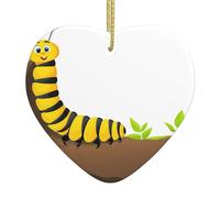 Albero di Natale in ceramica appeso Love Pendant YYHWHJDE Il bruco avventuroso Stampe Decorazione centri commerciali, supermercati, negozi